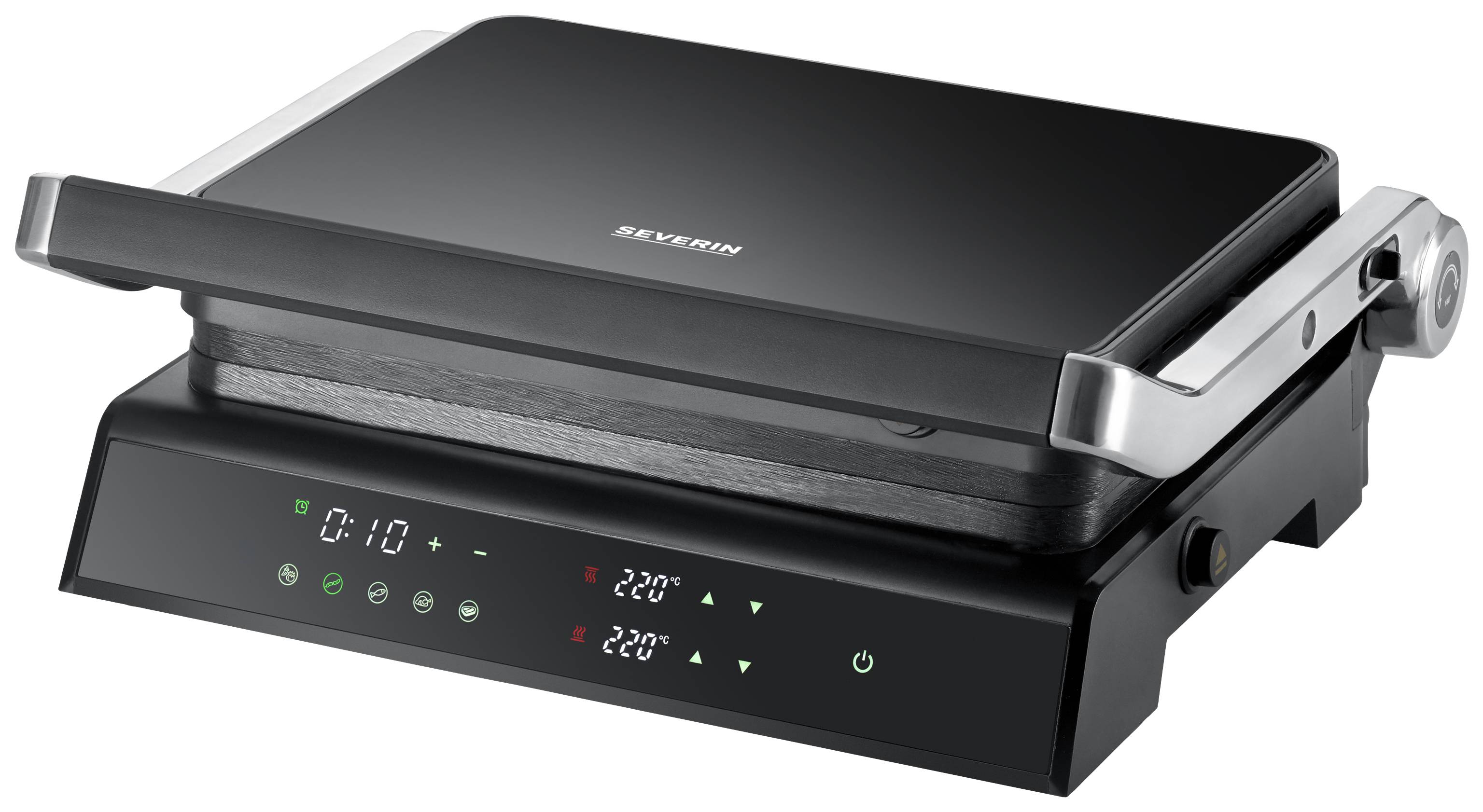 Severin SEVINI Comfort KG2399 Grill press Black/silver