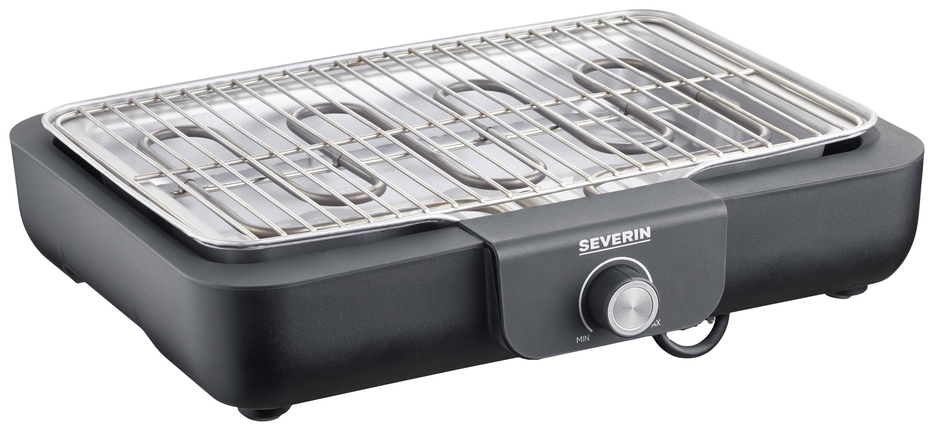 Severin PG 8554 Table Table grill corded, stepless thermostat Black/silver