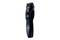 Electric beard trimmer in black with adjustable comb attachment and ergonomic handle, suitable for wet and dry shaving.