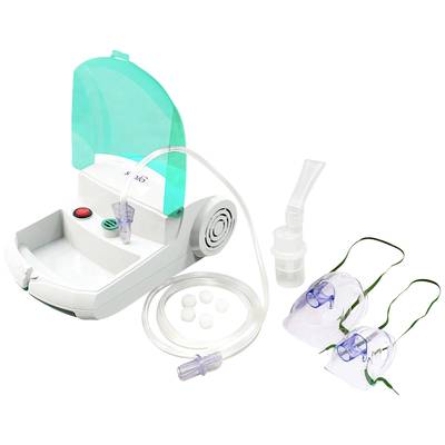 Portable Nebuliser with Face Masks for Adults and Children. Includes Tubing, Mouthpiece and Filter; for Treating Respiratory Conditions.