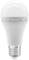 White LED light bulb with standard screw fitting. Energy-efficient and long-lasting, suitable for residential and work areas.