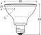 Diagram of a light bulb with dimensions: 95 mm diameter, 93 mm height, point 'Tc' located 29 mm from the top edge.