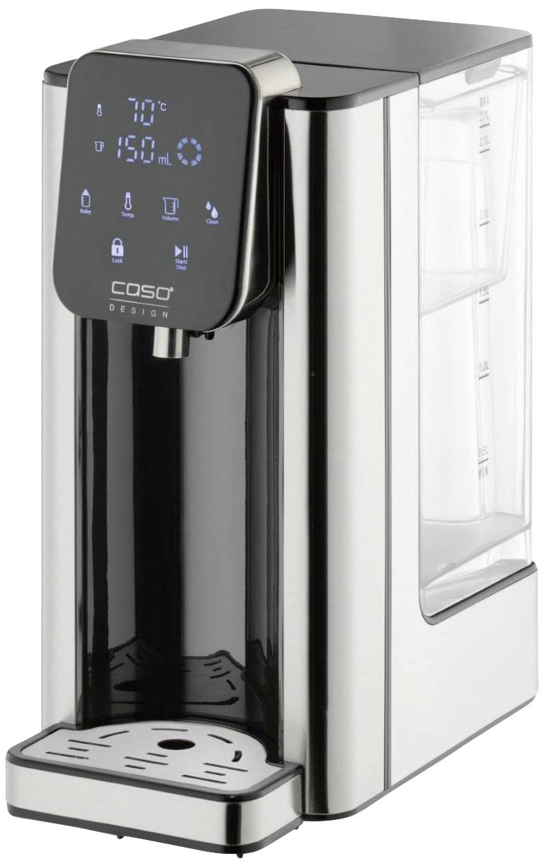 CASO HW 660 Hot water dispenser Stainless steel, Black Capacity: 2.7 l