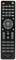 A black remote control with buttons for controlling audio functions such as 'Play', 'Pause', 'Vol+' and 'Vol-'.