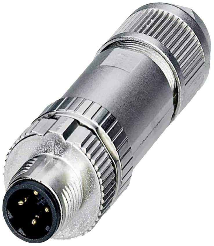 Luetze 490212 Sensor/actuator connector Plug, straight No. of pins (RJ): 4 1 pc(s)