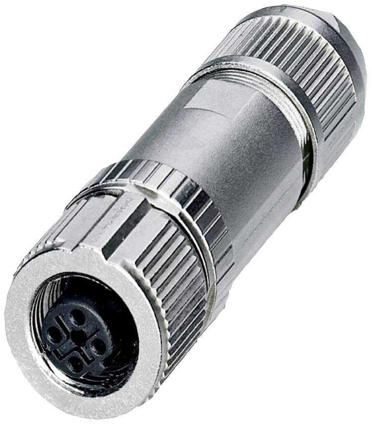 Luetze 490213 Sensor/actuator connector Socket, straight No. of pins (RJ): 4 1 pc(s)