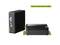 Two NVIDIA Jetson Xavier NX 16GB devices, one standing, one lying down. Both are black with green accents.