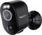A black Reolink security camera with LED lights and mounting bracket.