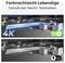 'Farbnachtsicht Lebendige' feature shows a pool area in color at night compared to a black-and-white view, indicating enhanced visibility.