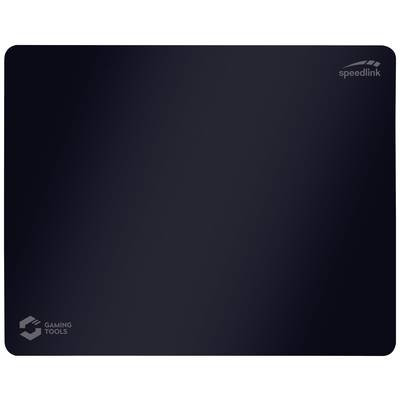 A black mouse mat with the 'Speedlink' logo in the top right corner and the 'Gaming Tools' logo in the bottom left corner.