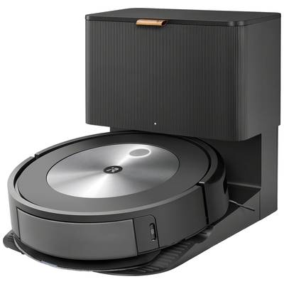 Image of iRobot Roomba Combo J5578 Robotic vac/sweeper Graphite Voice-controlled, App-controlled, Alexa compatibility, Google Home compatibility