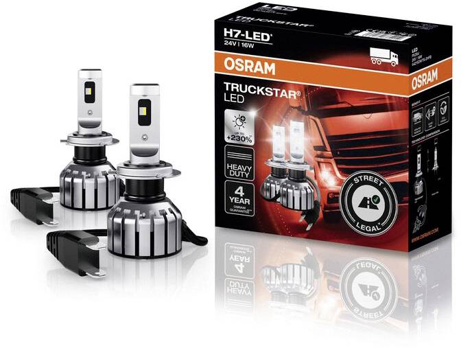 OSRAM 64215DWTS-2HFB LED bulb Truckstar H7 16 W 24 V