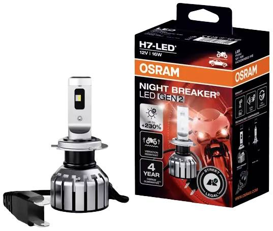 OSRAM 64210DWNBG2 LED bulb Night Breaker LED H7 16 W 12 V