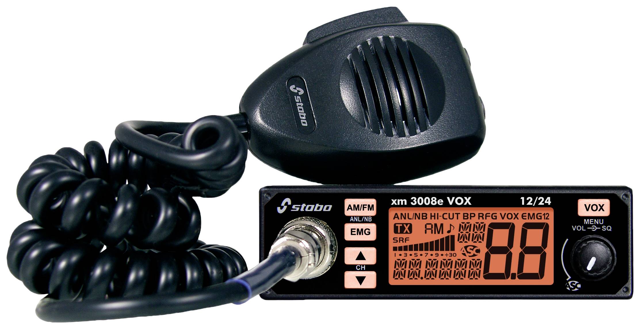 Stabo XM 3008E VOX 12/24 30119 CB radio