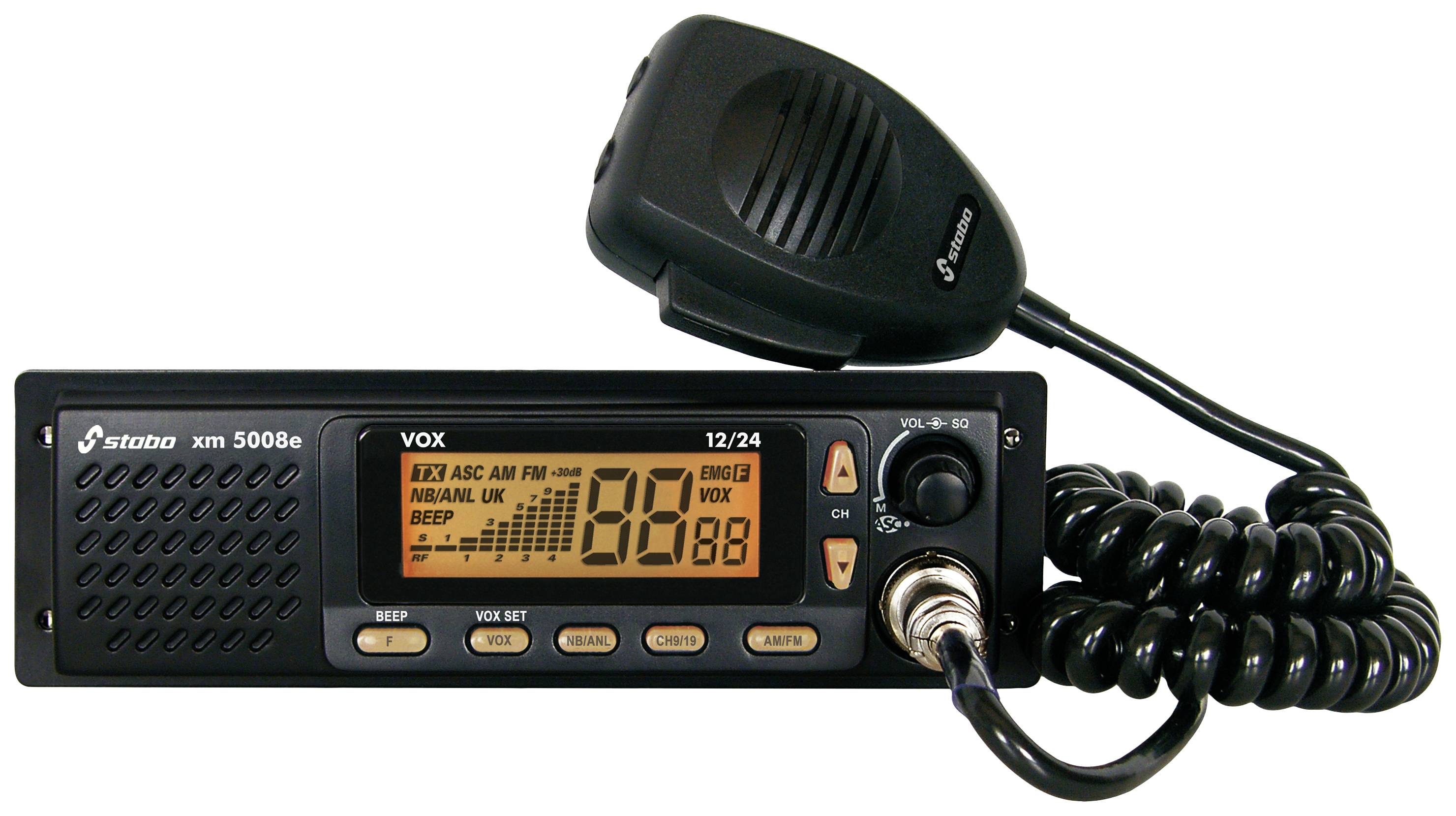Stabo 5008E-R,12/24V VOX 30257 CB radio