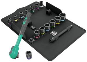 Wera 8100 SB 12 Zyklop Comfort Forward/reverse ratchet set Metric 3/8" 16-piece 05005530001