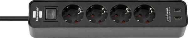 Brennenstuhl 1153240106 Power strip (+ switch)  Black PG connector 1 pc(s)