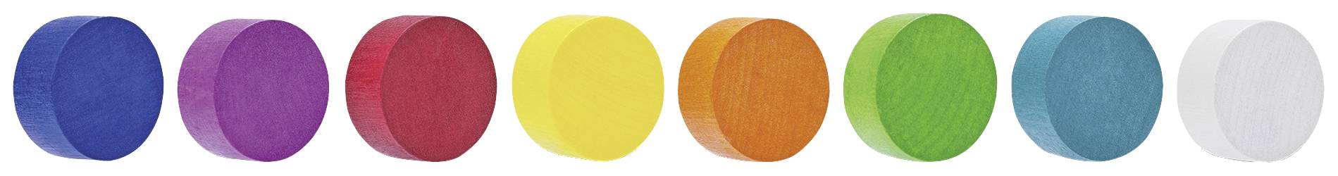 magnetoplan Magnet Circle (Ø) 30 mm Blue, Pink, Red, Orange, Yellow, Green, Blue-green, White 8 pc(s) 16654810