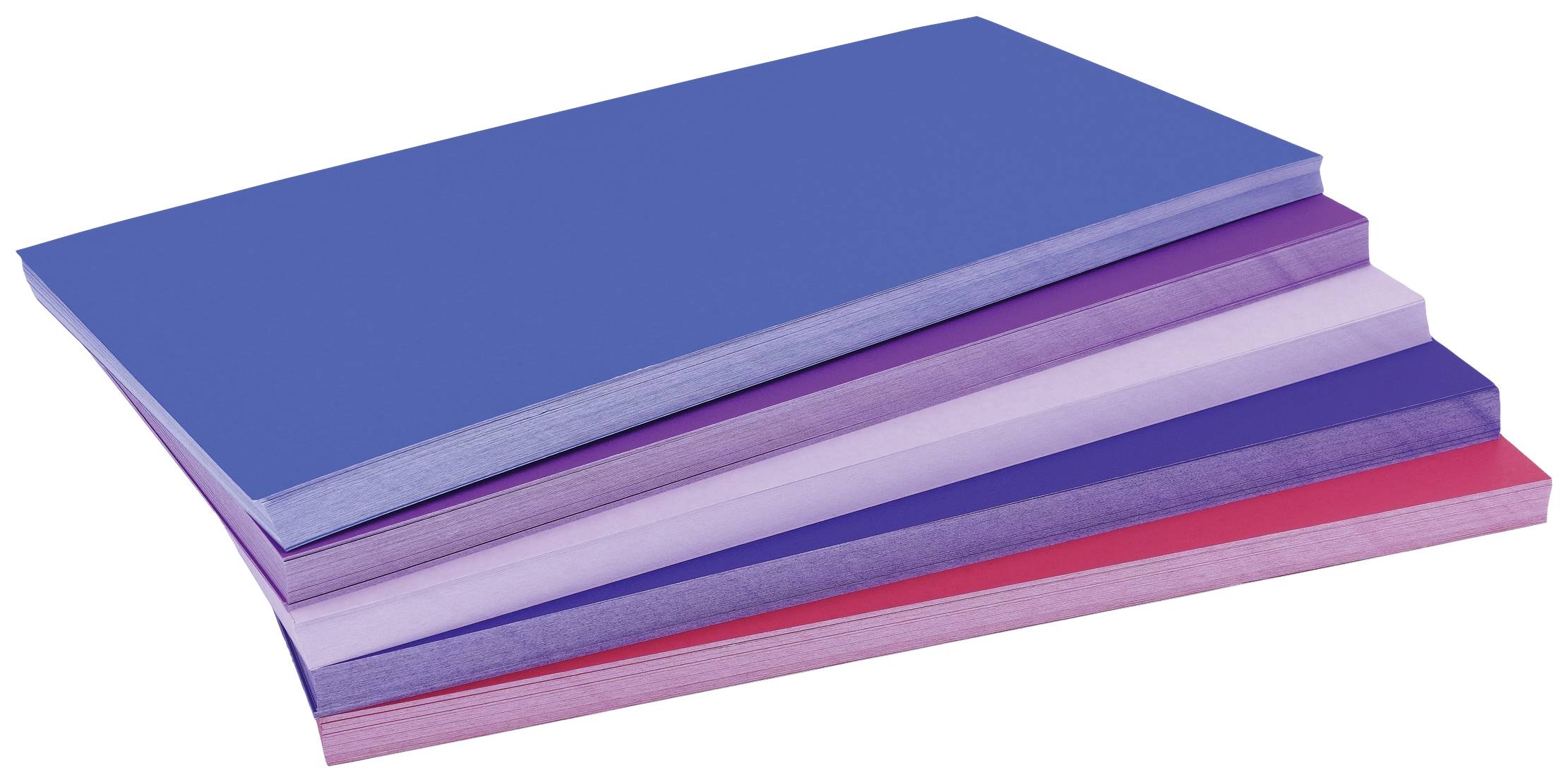 magnetoplan Dawn Cards Assorted colours, Violet, Red Rectangular 200 mm x 100 mm 250 pc(s)