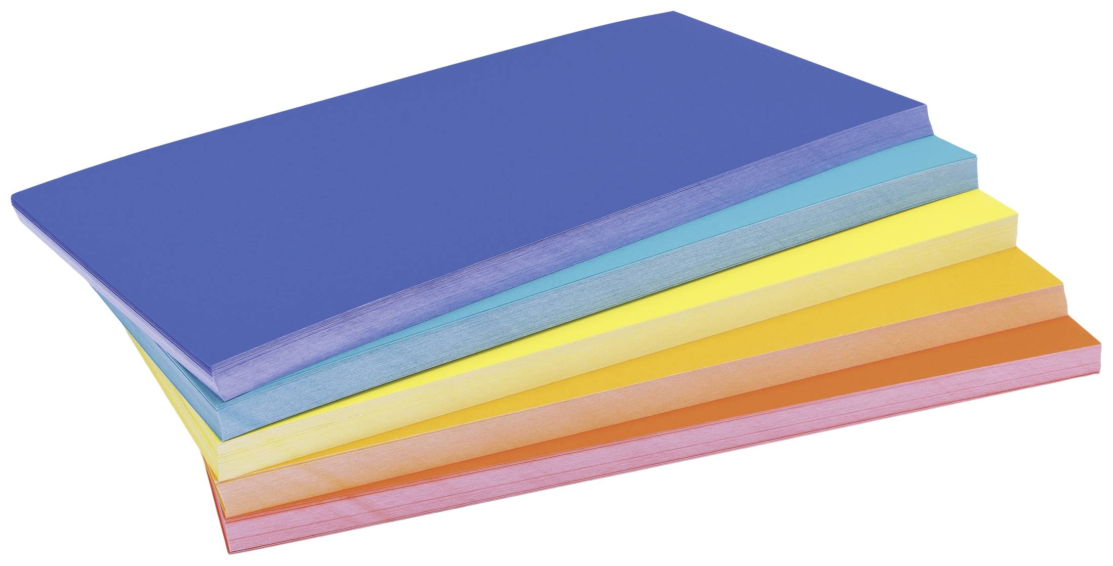 magnetoplan Rainbow Cards Assorted colours, Red, Orange, Yellow Rectangular 200 mm x 100 mm 250 pc(s)