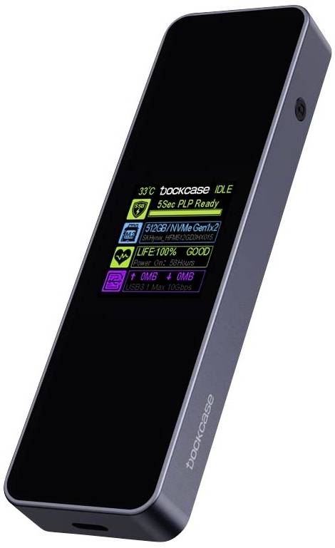 Dockcase 5s PLP Smart M.2 SSD enclosure USB C® (USB 3.2 2nd gen) 10 GBit/s M.2 PCIe NVMe 2230, 2242, 2260, 2280 DSWC1P-5