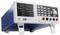 A laboratory measuring device with a digital display shows a voltage of 232.10 V and a current of 231.73 mA. It has several control elements.