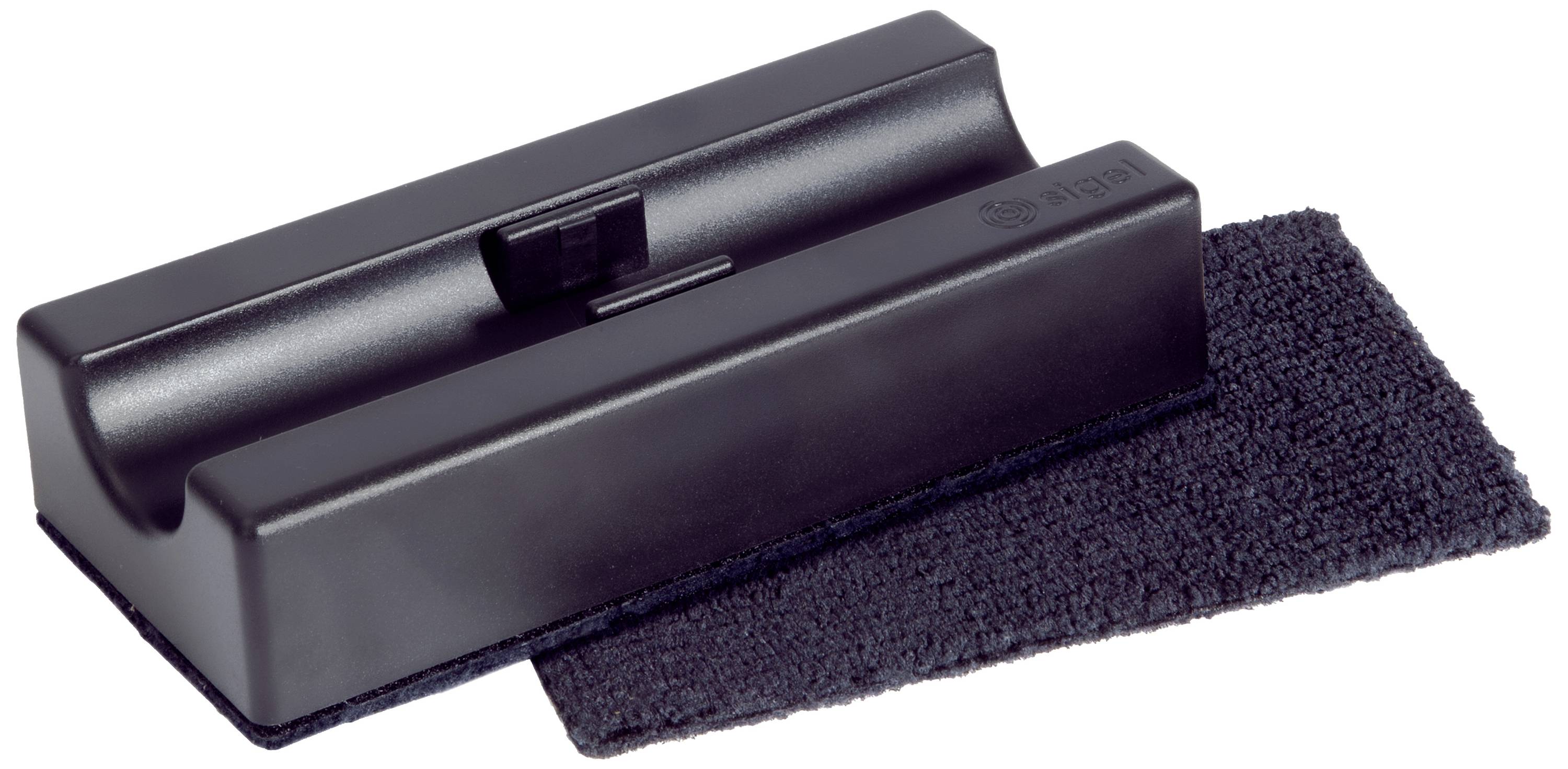 Sigel Whiteboard eraser (W x H) 130 mm x 60 mm Black BA150