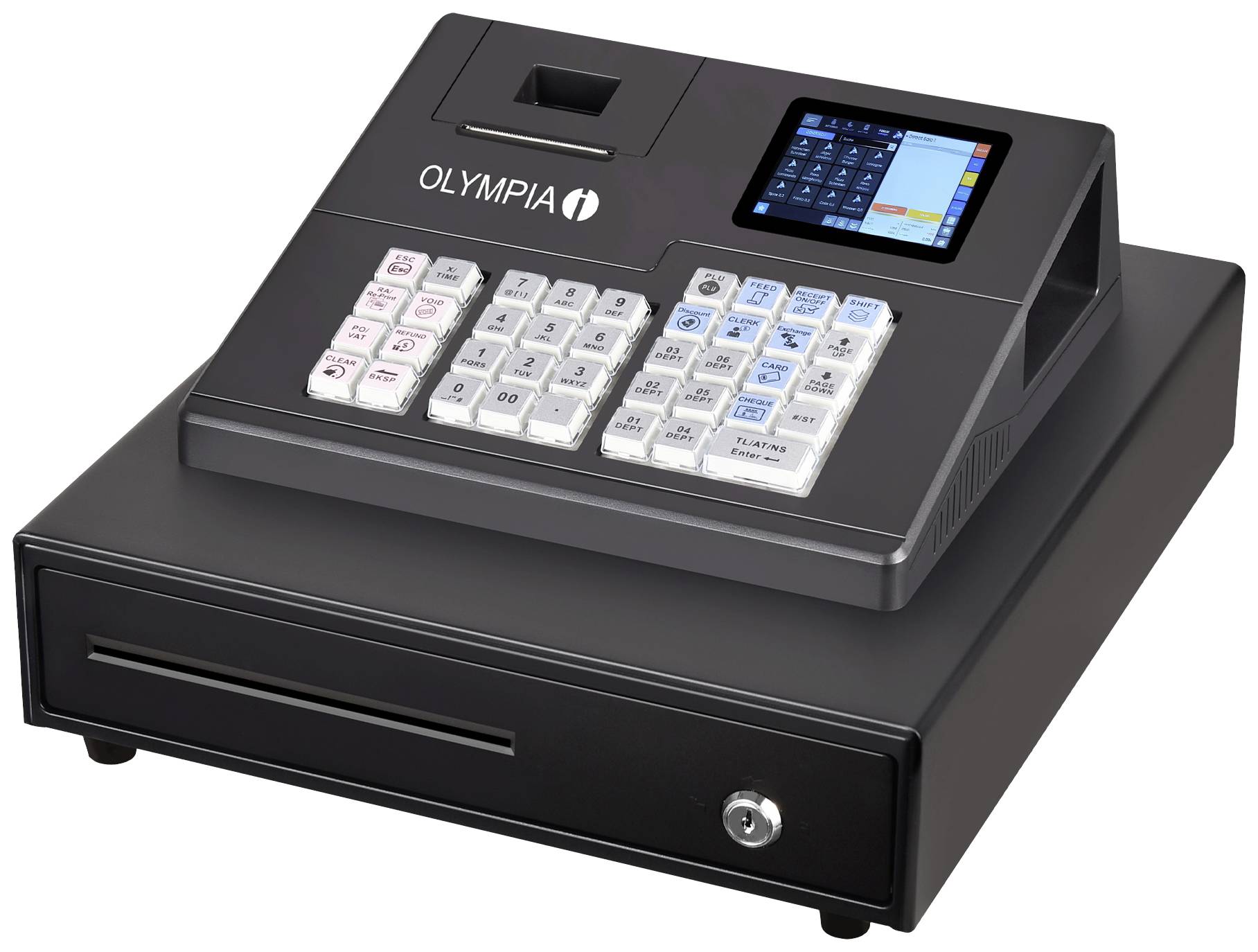 Olympia K 100 Cash register Black