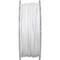 A reel of white 3D printer filament.