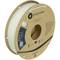 Filament reel with Polymaker logo, beige colour, for 3D printing. Contains information on print temperature and recommended settings.