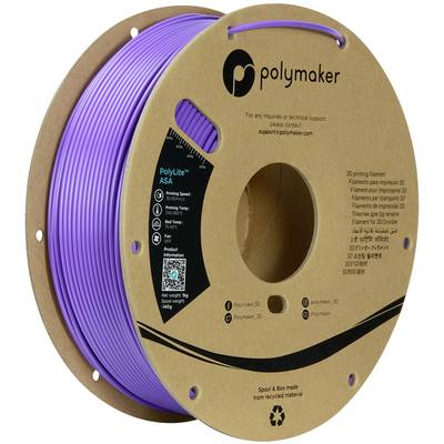 Polymaker PF01017 Purple Filament ASA UV-resistant, weatherproof, heat-resistant, shatter-proof 1.75 mm 1000 g Purple Po