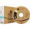 'Polymaker PolyLite PETG 3D Printer Filament', white filament spool next to packaging. Suitable for precise 3D printing.