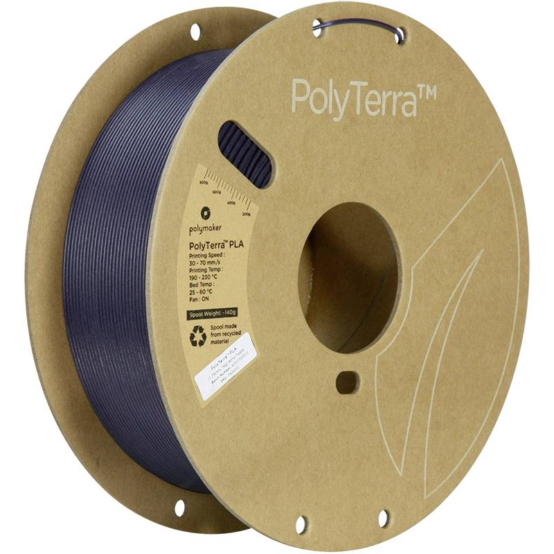 Polymaker PA04032 Regular Filament PLA low-plastic, Matt 1.75 mm 1000 g Army purple PolyTerra™ 1 pc(s)