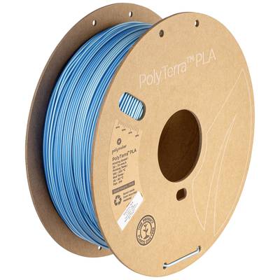 Polymaker PA04016 Dual Filament PLA low-plastic, Matt 1.75 mm 1000 g Glacier, Ice (dark), Blue PolyTerra™ 1 pc(s)