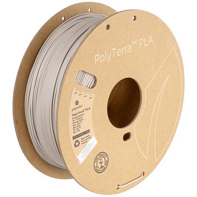 Polymaker PA04002 Muted Filament PLA low-plastic, Matt 1.75 mm 1000 g Muted white PolyTerra™ 1 pc(s)