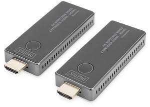 Digitus DS-55323 Wireless HDMI (set) 30 m  3840 x 2160 Pixel built-in LED display, mobile version