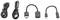 'Four different adaptor cables side by side: USB-A to Micro-USB, HDMI to Mini-HDMI, USB-C to HDMI, Micro-USB to USB-C.'