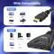 HDMI Switch with 3 Inputs and 1 Output, compatible with monitors, projectors, computers, games consoles and VR devices.