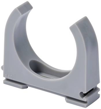 TRU COMPONENTS  Clip  TC-12533308 Bundle Ø range 40 mm (max)   Grey 20 pc(s)