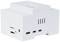 A white, rectangular electronic device with multiple ports on its side.