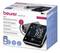Beurer Medical Blood Pressure Monitor BM 64 [on packaging]<br><br>With image of the device, app icon, and text in both English and German.