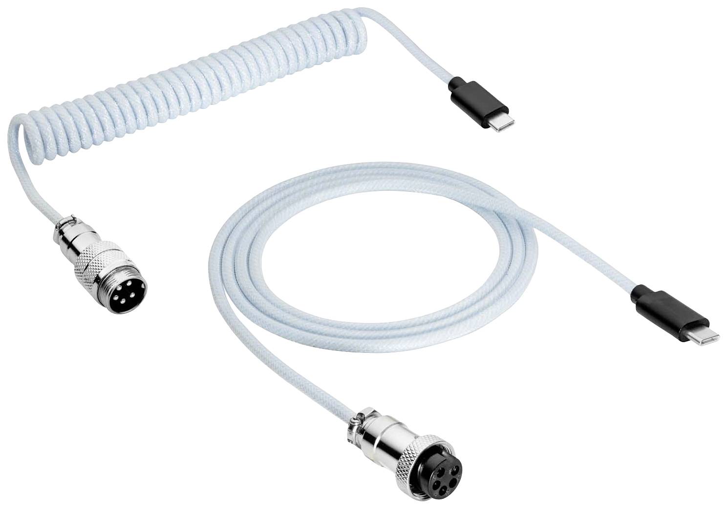 Akyga USB cable USB 2.0 USB-C® plug 3.00 m White AK-USB-49