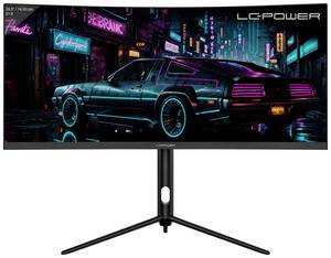 LC Power LC-M30UWFC Gaming screen  EEC F (A - G) 74.9 cm (29.5 inch) 2560 x 1080 p 21:9 1 ms DisplayPort, HDMI™, Headphone jack (3.5 mm) VA LED