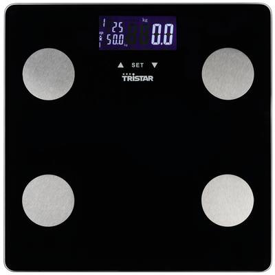 Tristar WG-2442 Smart bathroom scales Digital Weight range=150 kg Black