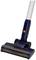 Vacuum cleaner brush with a blue housing and orange button, suitable for floor cleaning.