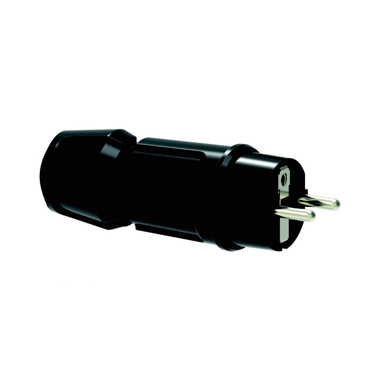 Bals Elektrotechnik 7372 Safety plug Plastic 250 V Black IP44