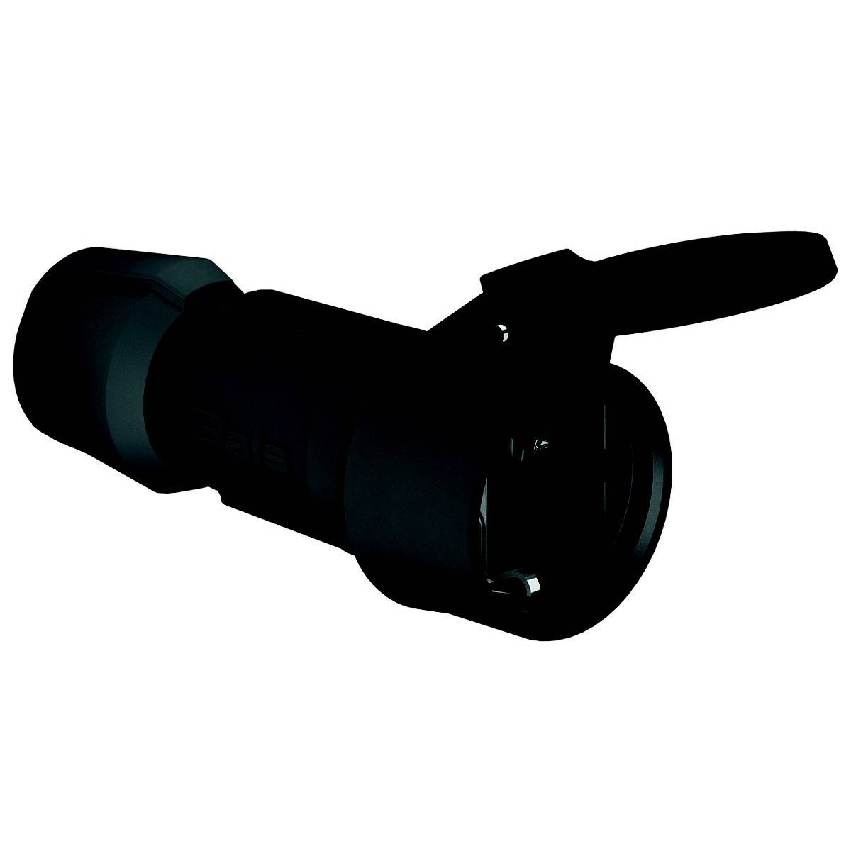 Bals Elektrotechnik 749209 Safety mains socket 250 V Black IP54