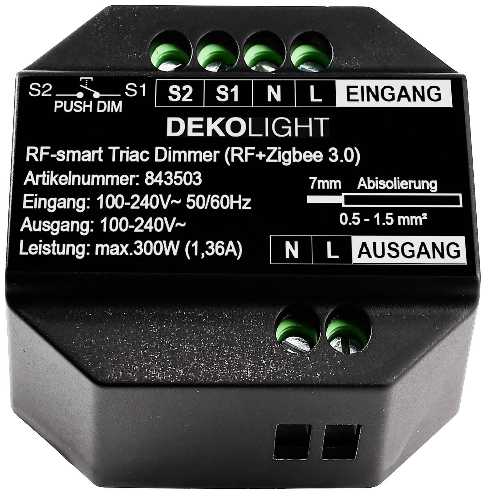 Deko Light 843503 Dimmer receiver 1 pc(s)