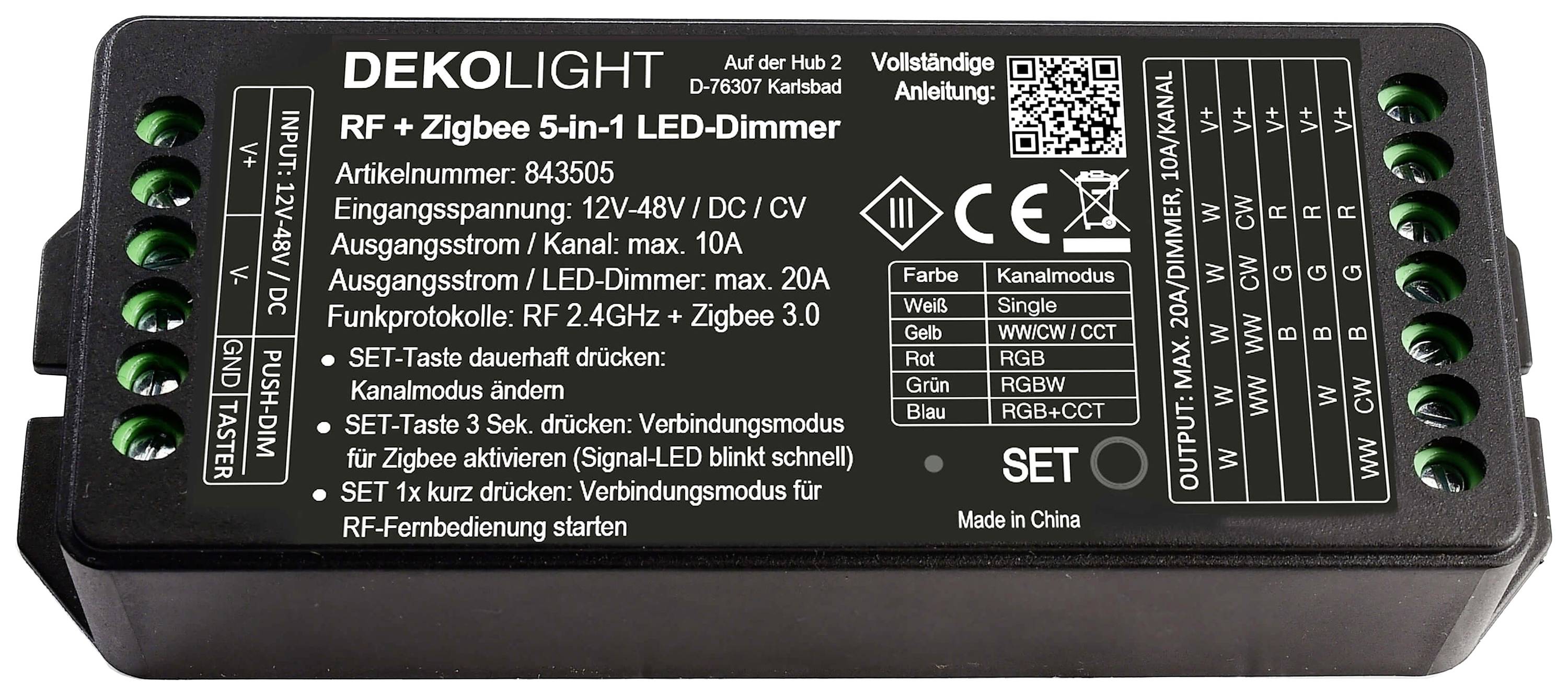 Deko Light 843505 Dimmer receiver 1 pc(s)