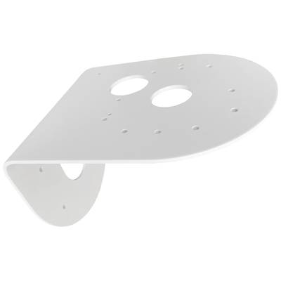 Metal L-shaped bracket with two large and several small holes, presumably for mounting or adjusting devices.